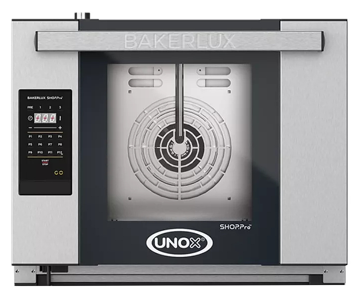 Печь конвекционная UNOX XEFR-04HS-EGDN Arianna без сливного отверстия (с уценкой)