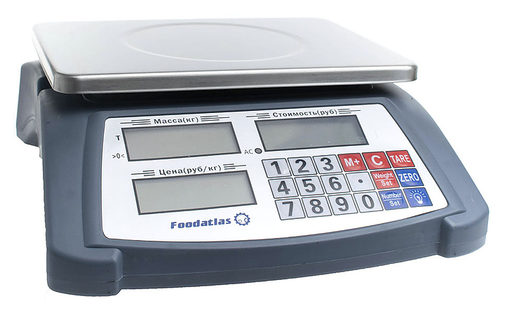 Торговые весы Foodatlas YZ-506 (15кг/1гр)