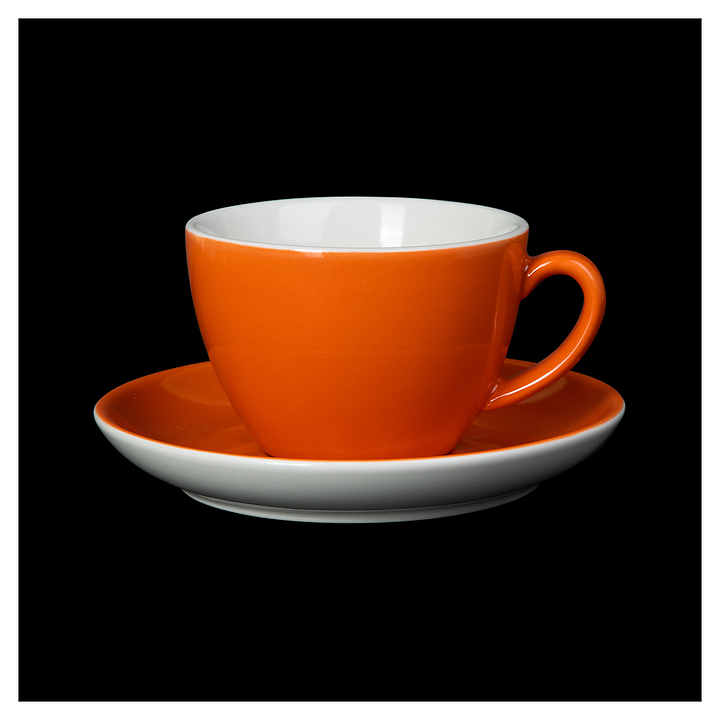 Чайная пара Corone Gusto 320 мл оранжевая