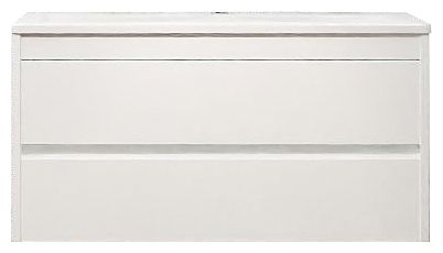 Тумба под раковину Art&Max Family-1000-2C-SO-BL белый глянец