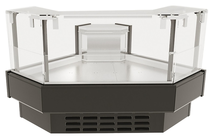 Витрина холодильная Lida K-1 S (1400х1400х1250 мм) угловая внутренняя