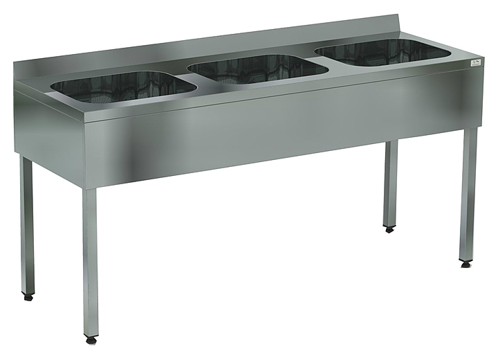 Ванна моечная КОБОР ВМЦФ/3-180/60