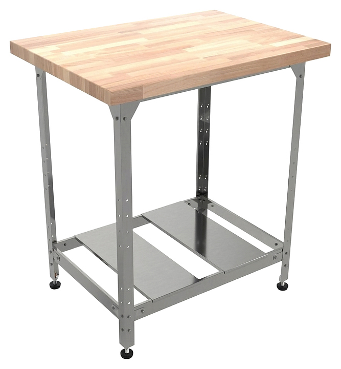 Стол кондитерский Мебель Фронт Профи СКПР 600x600x860 мм, полка-решетка, береза