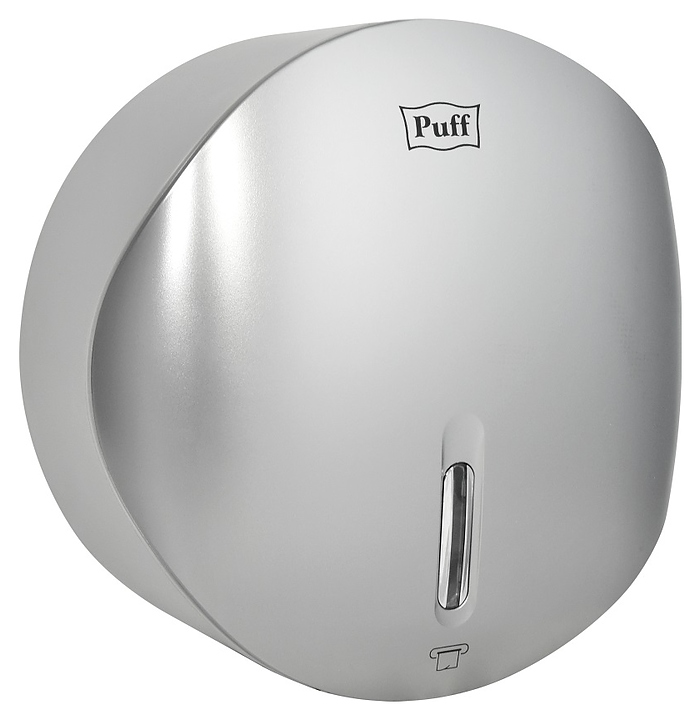 Диспенсер туалетной бумаги Puff 7145S с замком (АБС-пластик) хром