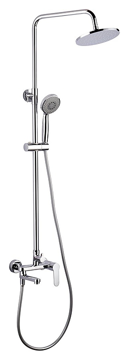 Стойка душевая Aquanet Passion R3 со смесителем и изливом