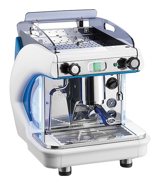Кофемашина Royal Synchro T2 1GR Semiautomatic Boiler 7LT Motor-Pump inside черно-красная