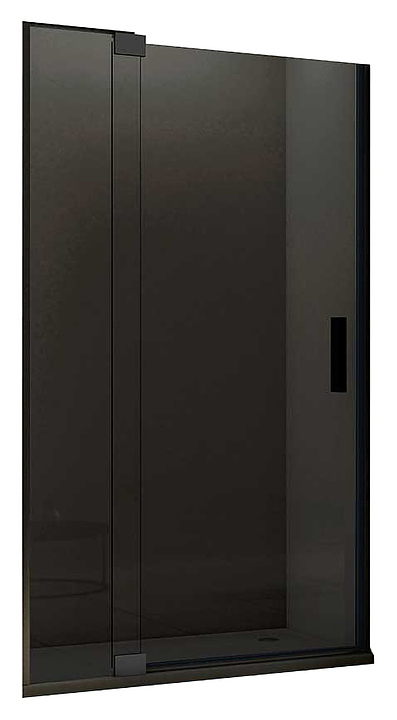 Дверь душевая Vincea Extra VDP-1E9010CGB 100х200 см с тонированным стеклом, распашная, черный профиль