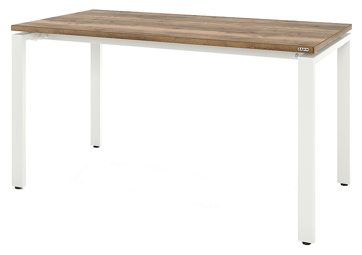 Стол офисный прямой ZAMM Формат 60х30 ТР 1000х700, дуб галифакс олово/белый матовый