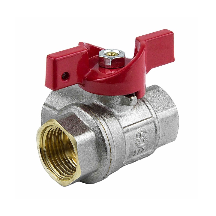 Кран шаровой трехходовой Aquasfera 007-8302, ДУ 15, PN 4 МПа, 1/2