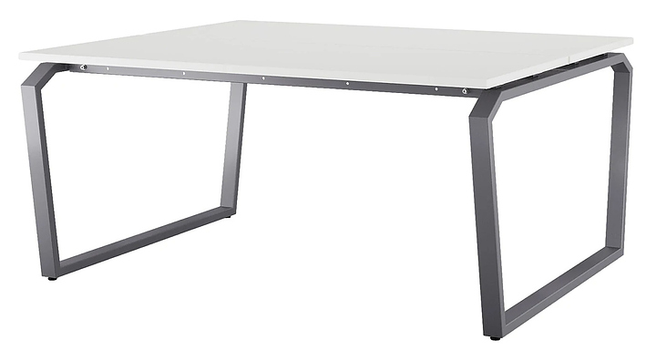 Стол офисный КОБОР TB/2-160/160 graphite/premium