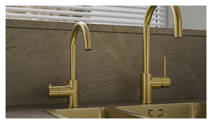 Система мгновенного кипячения воды 2 в 1 ArtisanTech 3300 LG, светлое золото