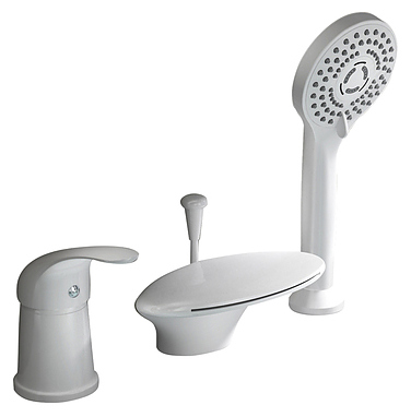 Смеситель для ванны и душа ORANGE Iris M41-333w