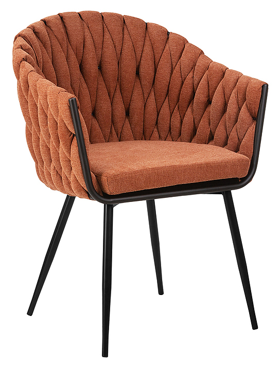 Стул обеденный DOBRIN 9691-LM-N MATILDA (оранжевый) 2 шт.