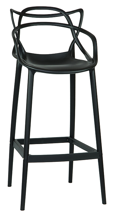 Стул барный DOBRIN 601CPP-LMZL MASTERS BAR (черный) 4 шт.