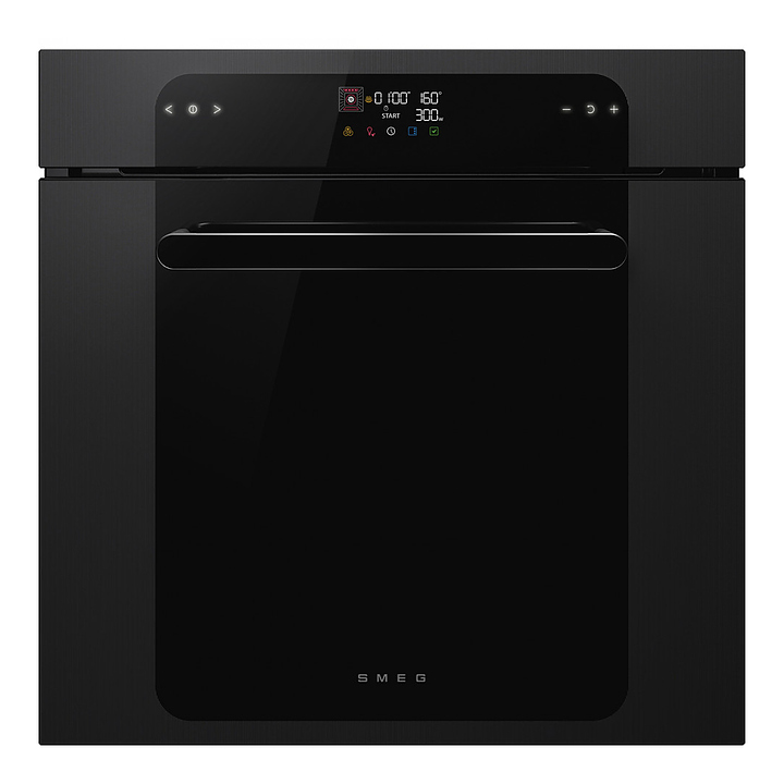 Духовой шкаф комбинированный с микроволновой печью SMEG SO6202M2B, 60 см, 11 функций, чёрное стекло