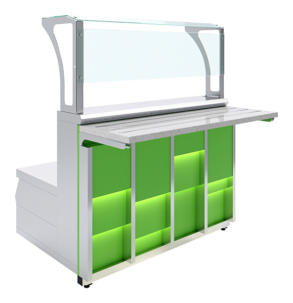 Мармит под электросупницы Luxstahl МПН (С)-1200 Premium Neon