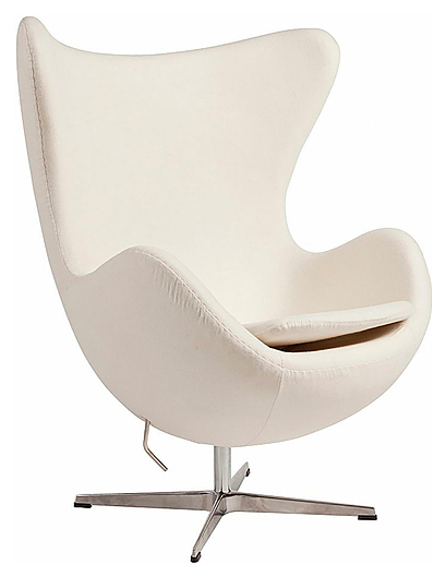 Кресло ChiedoCover Egg слоновая кость