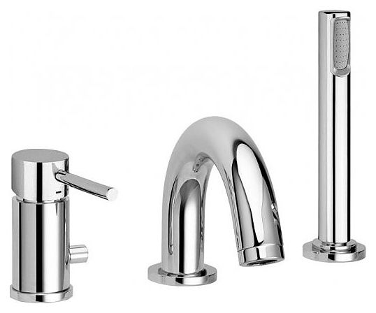 Смеситель для ванны с душем Paffoni Light LIG040LCR хром