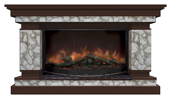 Камин Glenrich Лорд R 86 Карелия дуб 46