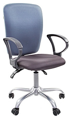 Кресло офисное Chairman 9801, серо-голубое
