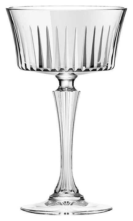 Бокал блюдце для шампанского RCR Cristalleria Italiana TimeLess 28042020006 260 мл (хрустальное стекло)