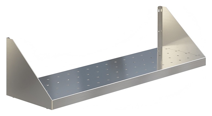 Полка настенная Restoinox ПН-14,85/3-П (перфорированная)