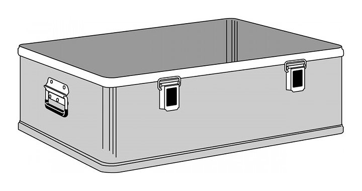 Секция транспортировочного бокса нижняя ZARGES K 470 40504 Plus (750x550x220 мм)
