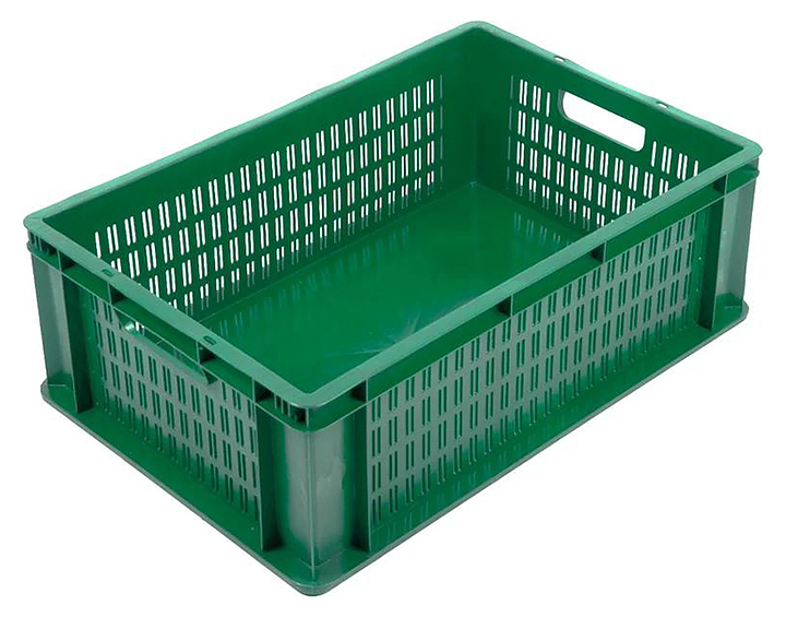Ящик для овощей и фруктов ТАРА.РУ 6420-21 600х400х200 мм зеленый
