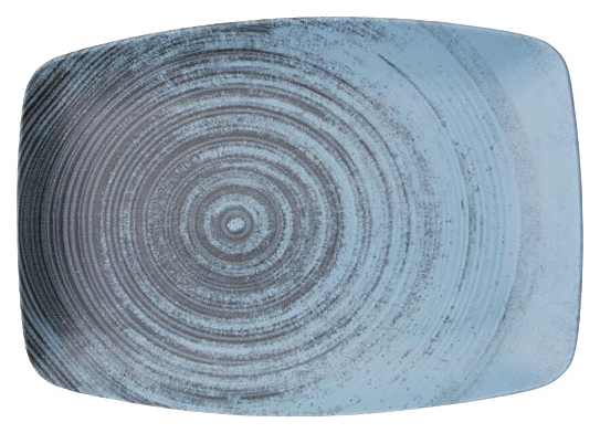 Блюдо прямоугольное Porland 118432 320x230 мм бирюзовое