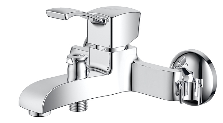 Смеситель для ванны с душем D&K Rhein Bach DA1473201 хром