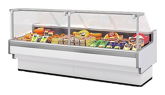 Витрина холодильная Brandford Aurora Slim SQ 190 рыба на льду (выносной агрегат)
