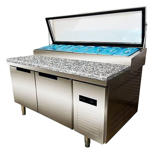 Стол холодильный для пиццы CLSY Saladetta 150 камень, 420 л нержавеющая сталь