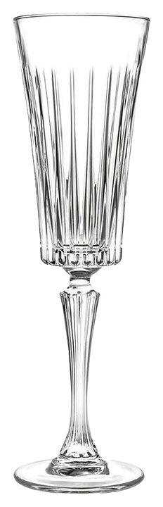 Бокал флюте для шампанского RCR Cristalleria Italiana Style TimeLess 25874020106 210 мл (хрустальное стекло)