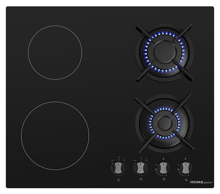 Варочная панель комбинированная HOMSair HG641VBK