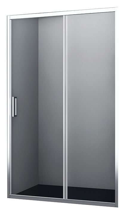 Дверь душевая Wasserkraft Main 41S05 120х200 см, в нишу, раздвижная, серебристый профиль