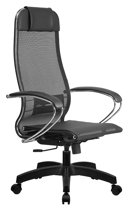 Кресло Метта Комплект 4 (MPRU)/подл.131/осн.001, черное