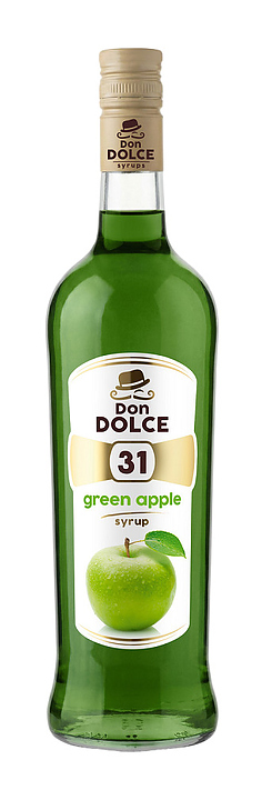 Сироп Don Dolce 75446 Яблоко зеленое 1 л (бутылка стекло)