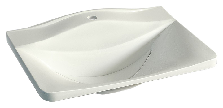 Раковина Andrea Iva 65 64,8х42,8 см, белая