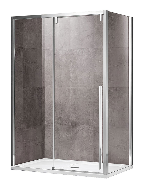 Уголок душевой Vincea Lugano VSR-1L9014CL-1 140х90 см, прозрачное стекло, хром