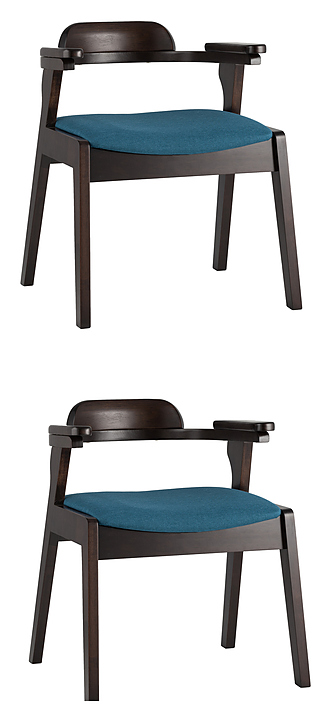 Стул Stool Group VINCENT синий 2 шт.