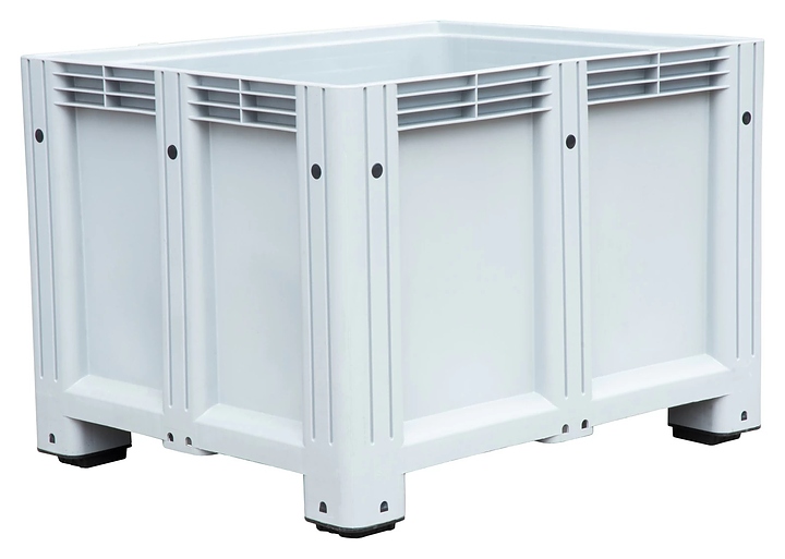 Контейнер ТАРА.РУ D-Box 1210 S (850) 1200х1000х850 мм (сплошной на ножках) серый