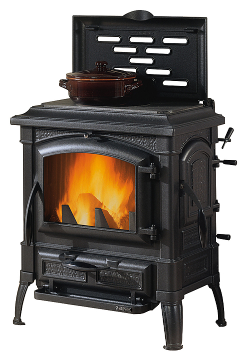 Дровяная печь-камин La Nordica Isetta con cerchi Evo