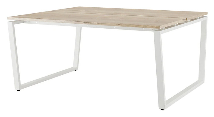 Стол офисный КОБОР OTR/2-140/140 white/natural