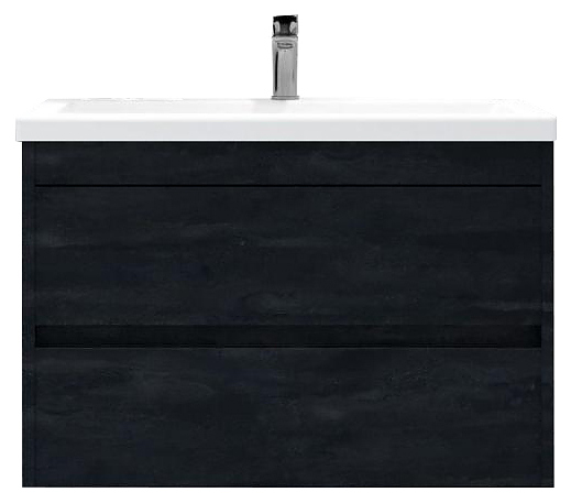 Тумба под раковину Art&Max Family-M-750-2C-SO-HC 75 см, угольный камень