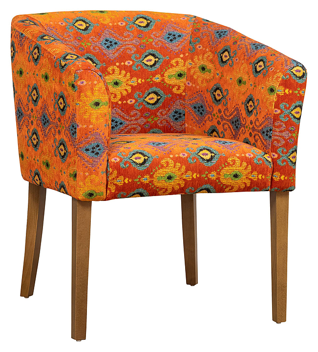 Полукресло ChiedoCover Самбука оранжевый гобелен