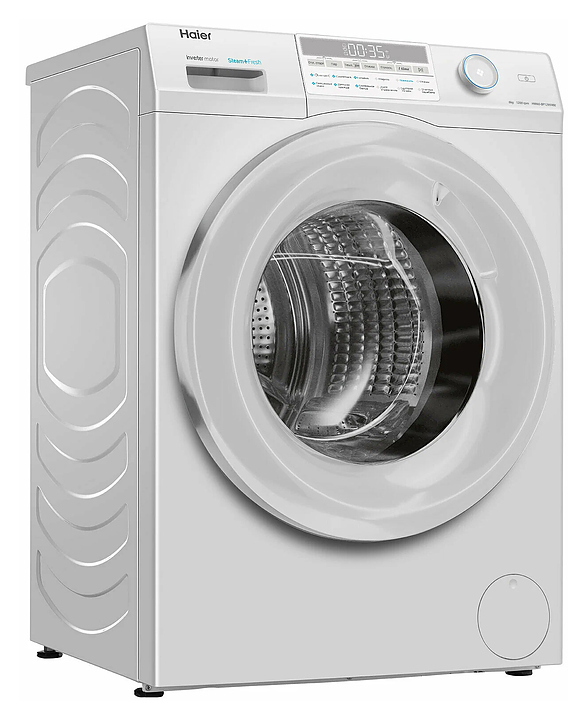 Стиральная машина Haier HW60-BP12959BE 6 кг 1200 об/мин белый, черный