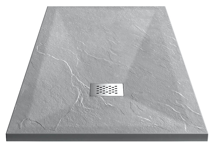 Поддон душевой Vincea VST-4SR8010G 100х80 см, искусственный камень, серый