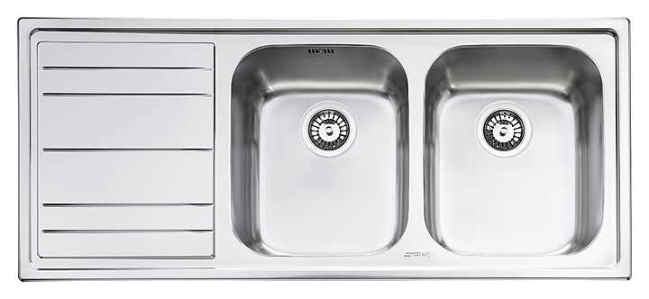 Кухонная мойка SMEG LE116S-2