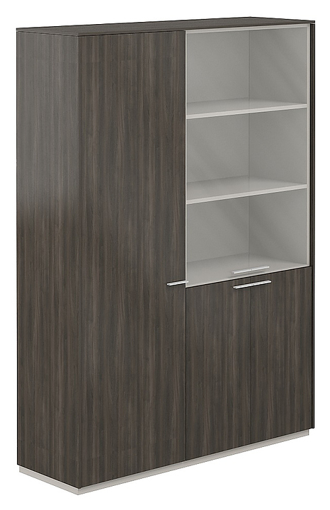 Шкаф комбинированный NORDEN NZ-0303+NZ-0341.BT.BT матовое стекло