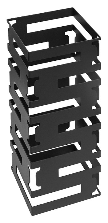 Подставка-куб фуршетная Luxstahl 150х150х355 мм черный